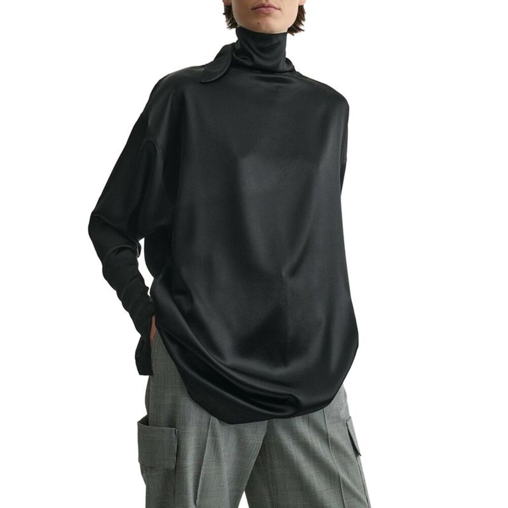Phoebe Philo Women Silk Knot Neck Top - Picture 4 of 5
